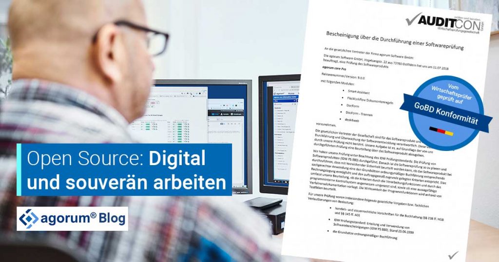 Digitale Souveränität mit Open Source und agorum core