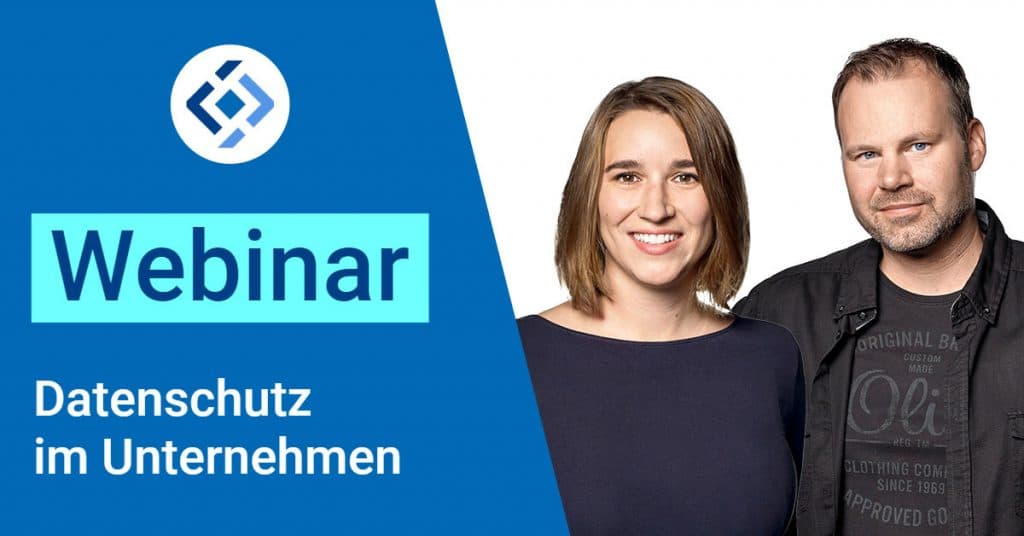 Webinar Datenschutz DSGVO im Unternehmen