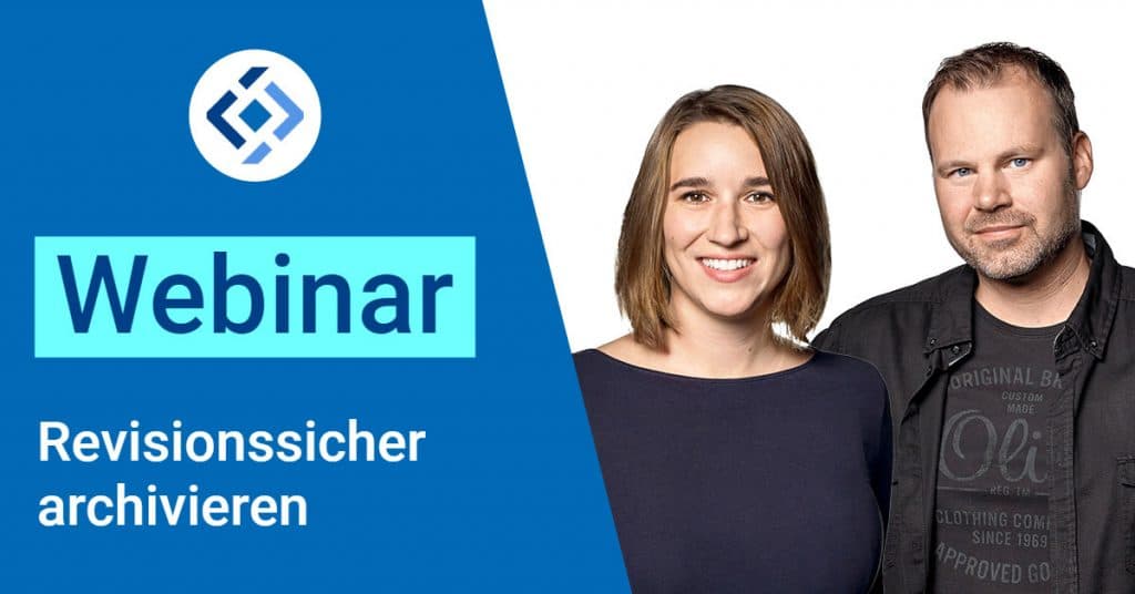 Webinar revisionssicher archivieren nach GoBD