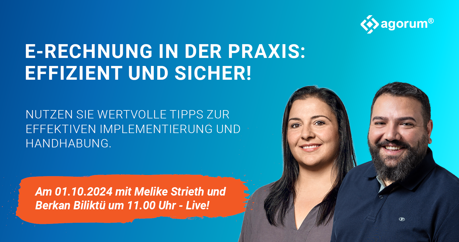 E-Rechnung in der Praxis: Effizient und sicher – Webinar-Aufzeichnung