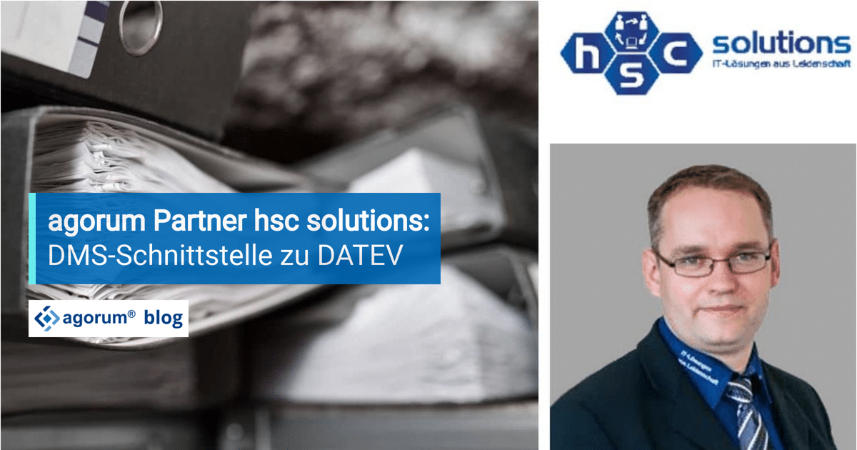 DMS-Schnittstelle zu DATEV: <br>hsc solutions bietet Komplettpaket