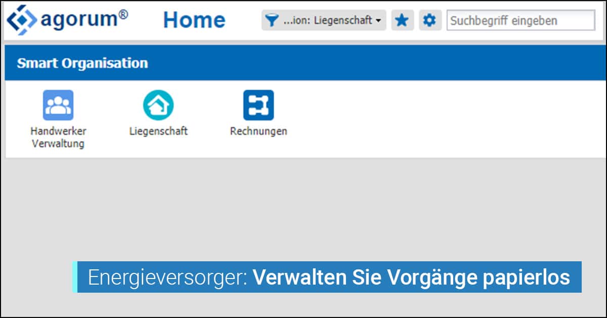 Software für Energieversorger Stadtwerke papierlose Verwaltung