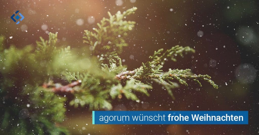 Frohe Weihnachten wünscht agorum