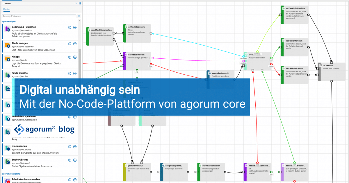 Digital unabhängig sein und individuelle Prozesse gestalten - mit einer No-Code-Plattform