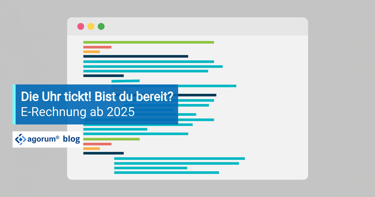 E-Rechnung ab Januar 2025 - agorum