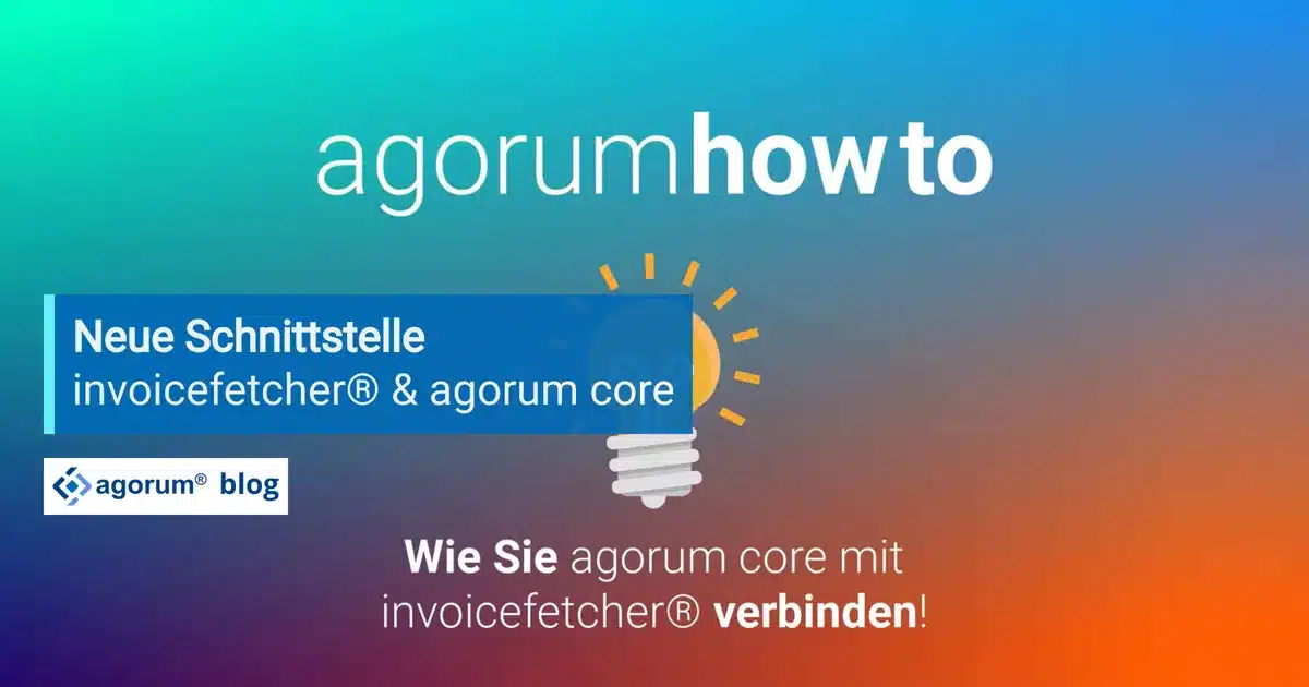 Neue Schnittstelle zwischen invoicefetcher und agorum core